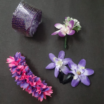 Floral Raindrop Accessories Combo