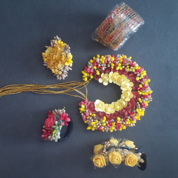 Mixed Hair Accessories & Bangles Set