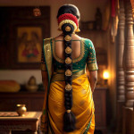 Folder Bridal Veni 3 Layer Veni Billai