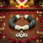 Real Peacock Feather Garland