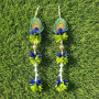 Peacock Feather Hanging Green/Gold/Blue | Perfect for Weddings