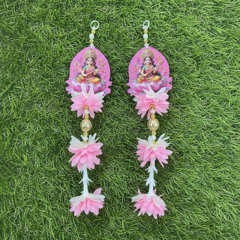 Saraswathi Hanging Pink/White | Perfect for Weddings