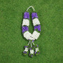 One Feet Garland Purple/Green/White | Festival & Traditional Wear