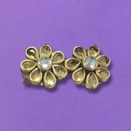 Kundan Saree Pin 