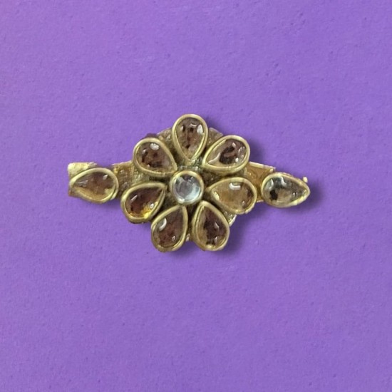 Kundan Saree Pin Kundan Saree Pin