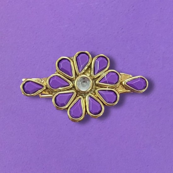 Kundan Saree Pin Kundan Saree Pin