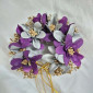 Baby Breath With Orchid Bridal Veni