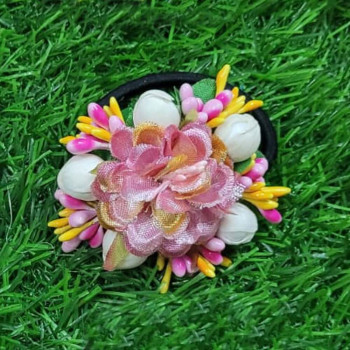 Multi Color Flower Hair Band