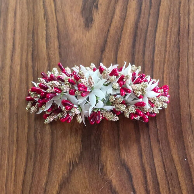 Fancy Poolans Hair Clips Pink | Perfect for Weddings