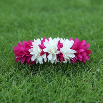 Pichi Poo Clip White/Purple | Fresh  & Graceful