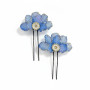 Brooch Pin Pair Blue | Warm & Pretty