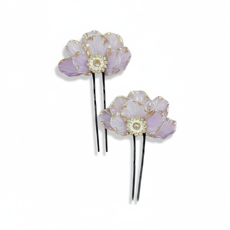 Brooch Pin Pair Light Lavender | Fresh  & Graceful