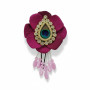 Rose Betal Hair Pin Dark Purple | Lovely & Light