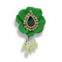 Rose Betal Hair Pin Green | Fresh  & Graceful