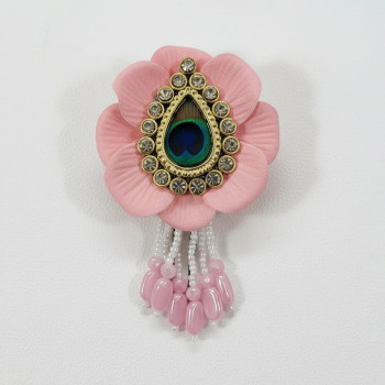 Rose Betal Hair Pin Light Pink | Soft & Sweet