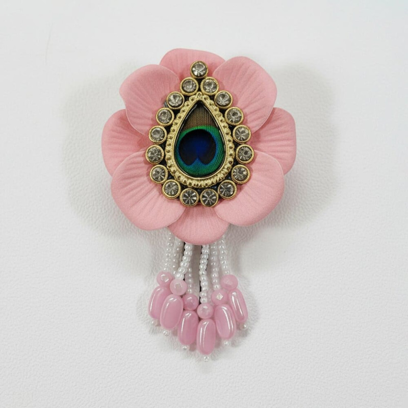 Rose Betal Hair Pin Light Pink | Soft & Sweet