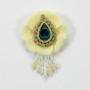 Rose Betal Hair Pin Light Yellow | Soft & Sweet