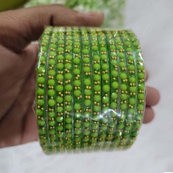 Glass Dot Bangles 